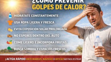 Golpes de calor; síntomas, riesgos y cómo prevenirlos