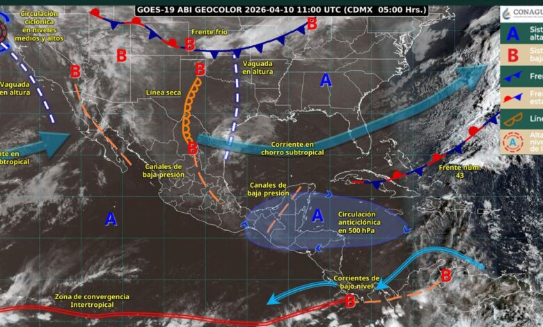 Línea seca traerá lluvias fuertes en varias partes de Tamaulipas