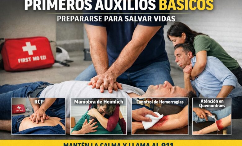 Primeros auxilios básicos que se deben conocer