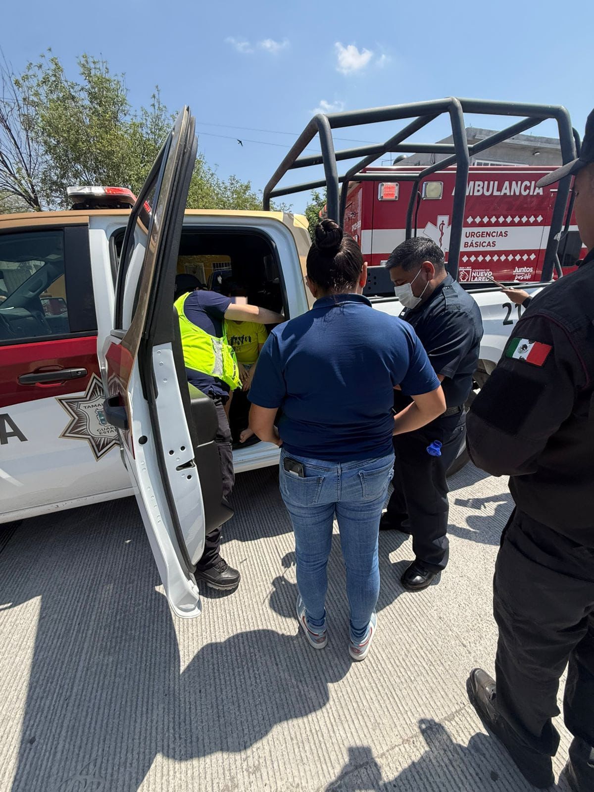 Salva GE a niño de ser asfixiado por un cincho