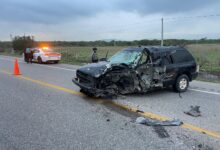 Accidente de tráiler en Carretera Federal 81 suspende circulación en ambos sentidos