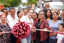 Carmen Lilia entrega obras viales por más de 28 millones de pesos en Nuevo Laredo