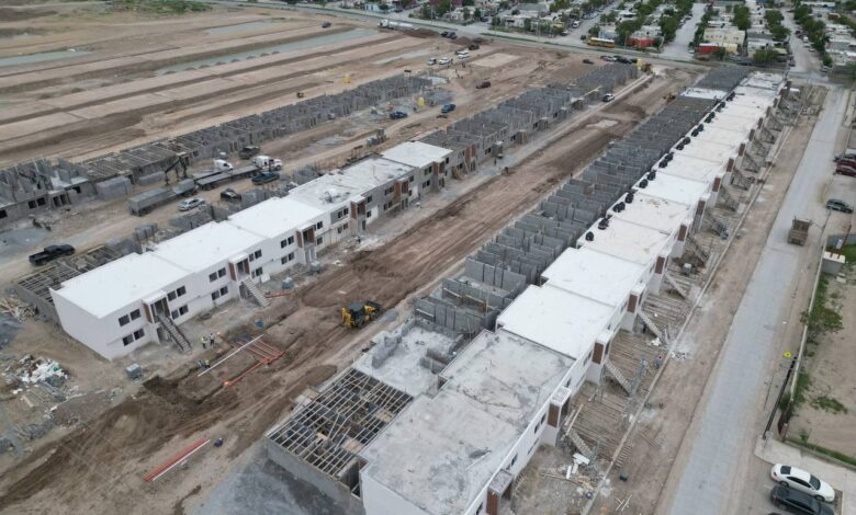 Avanzan viviendas del Bienestar en Nuevo Laredo con respaldo y coordinación del gobierno municipal