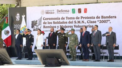 Gobierno de Tamaulipas honra la Batalla de Puebla con toma de protesta de jóvenes del SMN