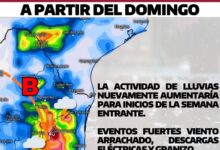 Inestabilidad atmosférica durante la próxima semana en Tamaulipas