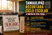 Tamaulipas recortará ciclo escolar a partir de esta fecha