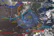 Lluvias puntuales muy fuertes se esperan hoy en Tamaulipas