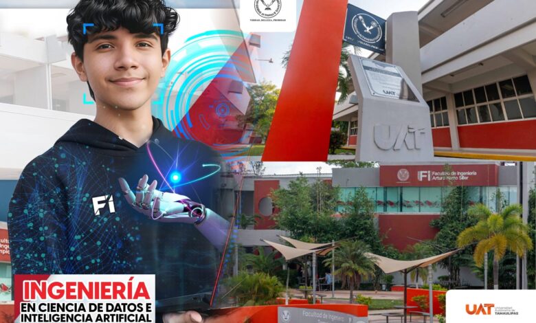 La Ingeniería en Ciencia de Datos e Inteligencia Artificial se ofrece en el campus Tampico de la UAT.