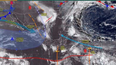 Continúan las lluvias y la actividad eléctrica para hoy en Tamaulipas