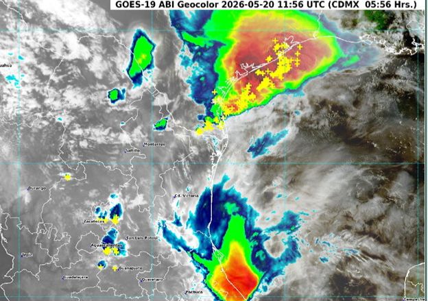 Se esperan lluvias muy fuertes para el estado de Tamaulipas