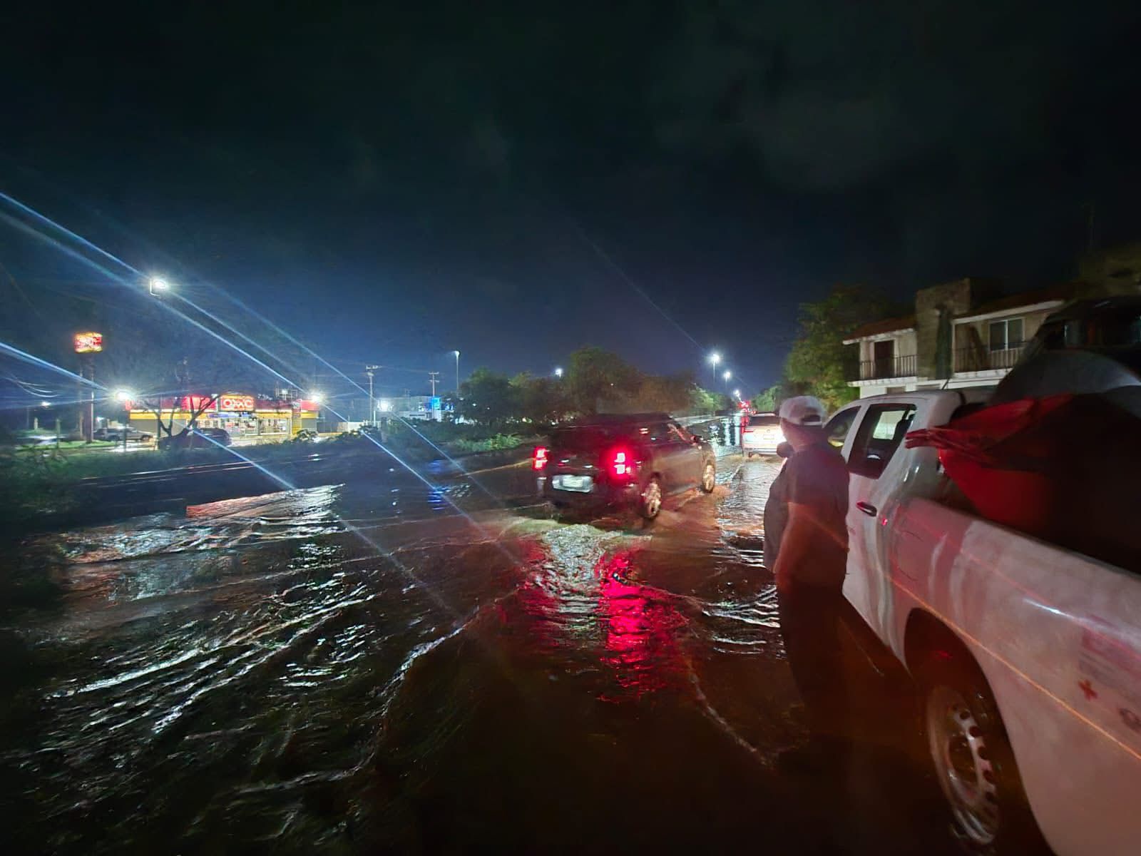 Se registró un saldo blanco la noche de ayer tras las fuertes lluvias