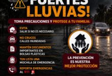 Advierte Protección Civil a familias de San Fernando ante llegada de precipitaciones