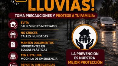 Advierte Protección Civil a familias de San Fernando ante llegada de precipitaciones