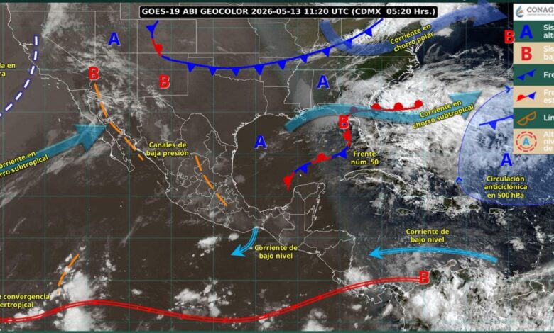 A partir de hoy se espera ascenso gradual de las temperaturas en Tamaulipas