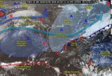 Lluvias aisladas en zonas de Tamaulipas y San Luis Potosi