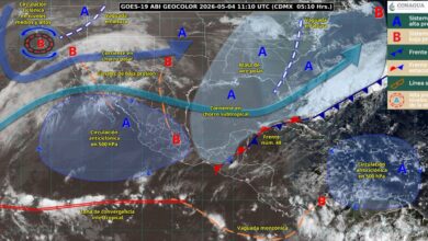 Lluvias aisladas en zonas de Tamaulipas y San Luis Potosi