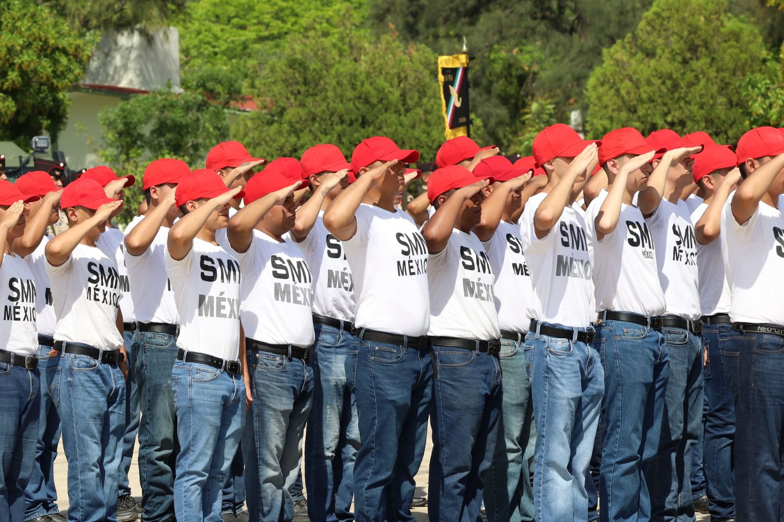 Gobierno de Tamaulipas honra la Batalla de Puebla con toma de protesta de jóvenes del SMN