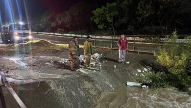 Se registró un saldo blanco la noche de ayer tras las fuertes lluvias