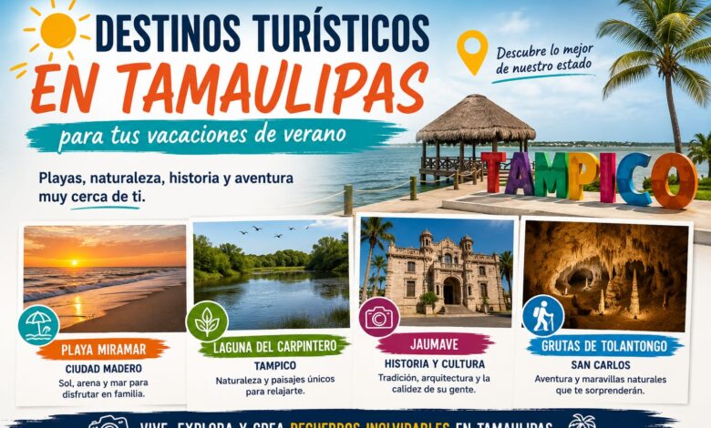 Vacaciones de verano en Tamaulipas: lugares imperdibles para disfrutar en familia