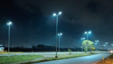 Instalan alumbrado solar en la carretera Tampico-Mante