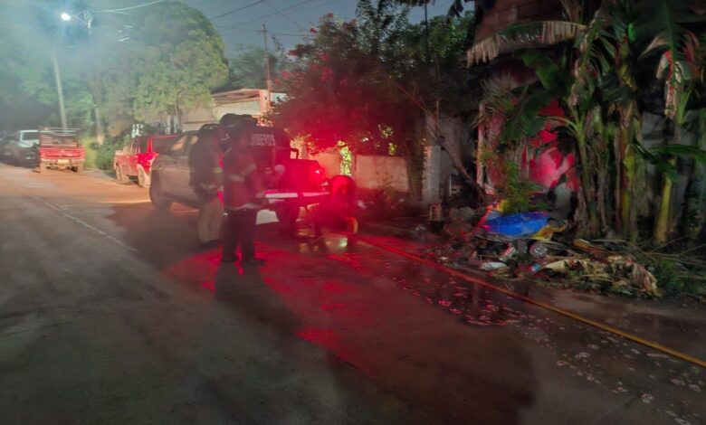 Bomberos atienden reporte de incendio en Amp Linda Vista