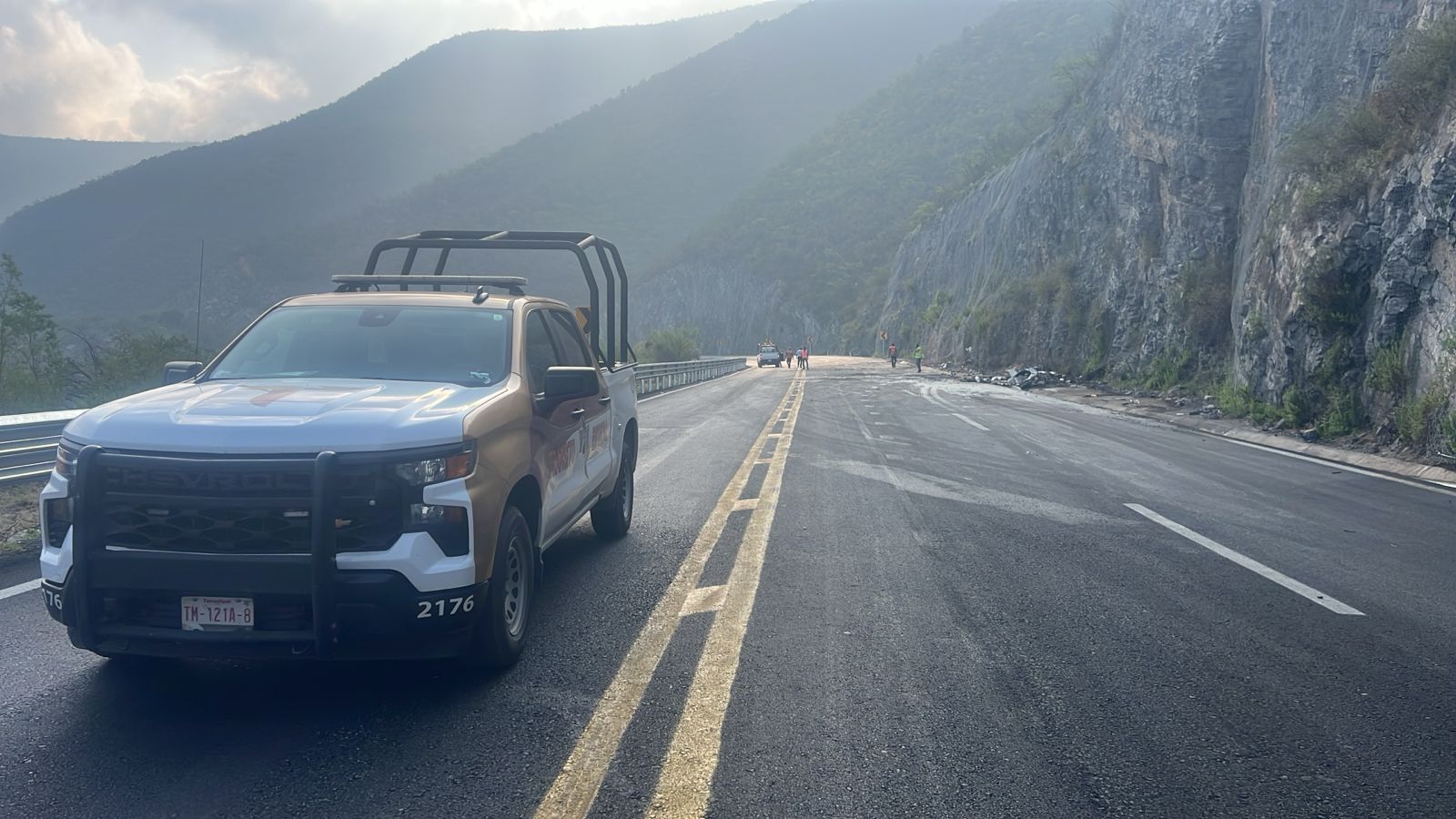Se restablece la circulación vehicular en el km 30 tras choque