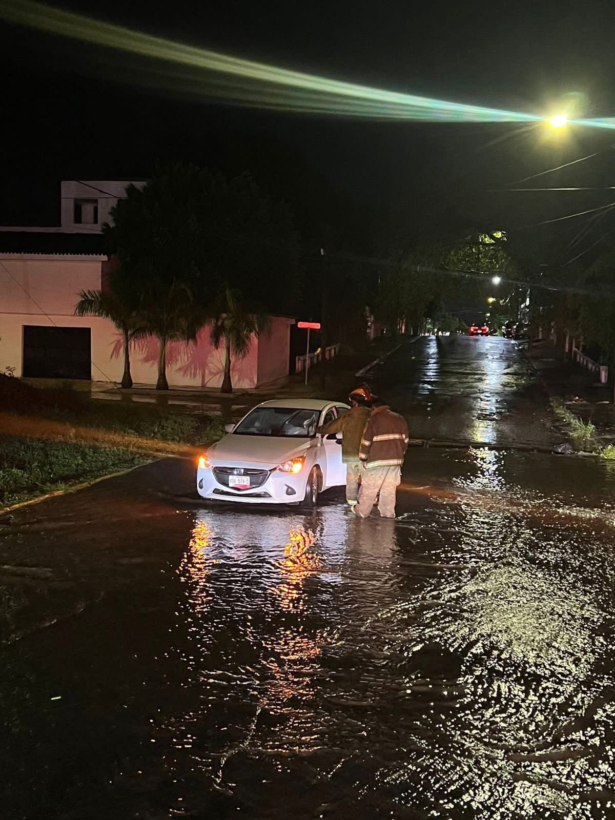 Se registró un saldo blanco la noche de ayer tras las fuertes lluvias