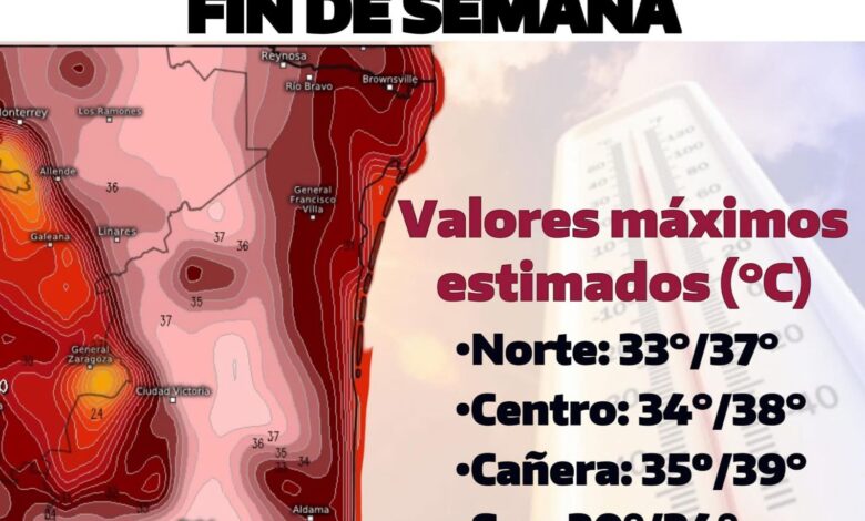 Ingreso de humedad tropical favorecerá un aumento en la sensación de bochorno