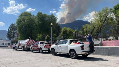 Continúan atendiendo incendio forestal en Joya de Zavala
