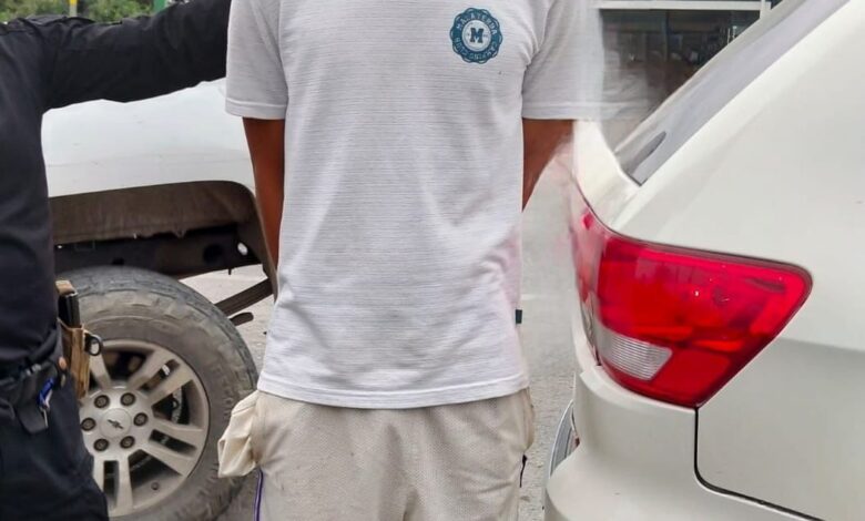 Capturan a presunto responsable de serie de atracos en la ciudad
