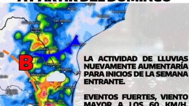 Inestabilidad atmosférica podría traer tormentas y chubascos la otra semana
