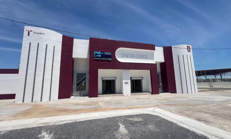 Rehabilitan Centro Cívico de Miguel Alemán con inversión de 12 mdp