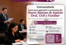 Poder Judicial de Tamaulipas abre 30 plazas para secretarios