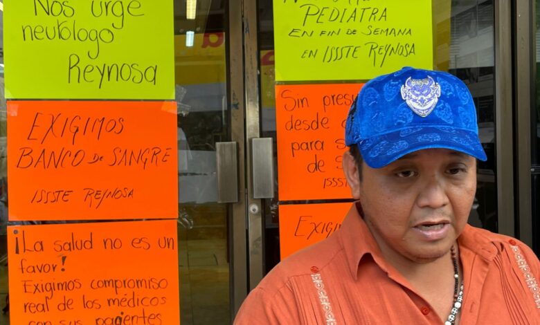 Maestros exigen cambios en delegación del ISSSTE en Tamaulipas
