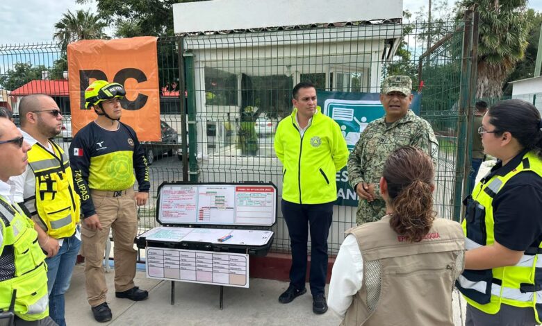 Realizan simulacro de amenaza de bomba en Centro Oncológico de Victoria