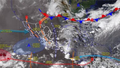 Chubascos y lluvias fuertes para el día de hoy en Tamaulipas