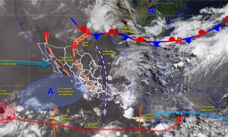Chubascos y lluvias fuertes para el día de hoy en Tamaulipas