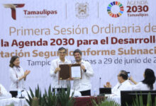 Reconocen al gobernador Américo Villarreal Anaya por avances de Tamaulipas en la agenda 2030