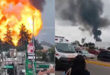 Explosión de una pipa de combustible en Puebla