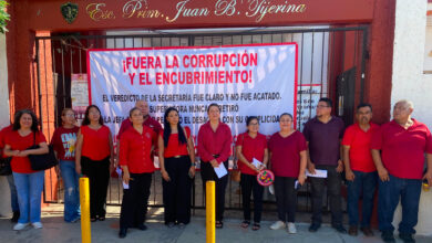 Maestros paralizan seis escuelas en Ciudad Victoria