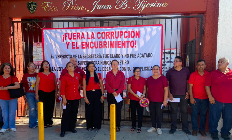 Maestros paralizan seis escuelas en Ciudad Victoria