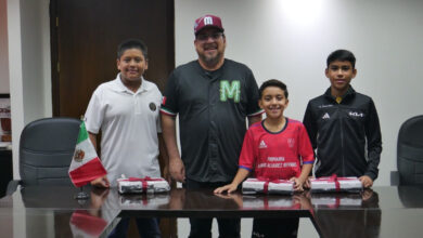 Los niños mundialistas de Tamaulipas fueron recibidos y reconocidos por el secretario de Educación del estado