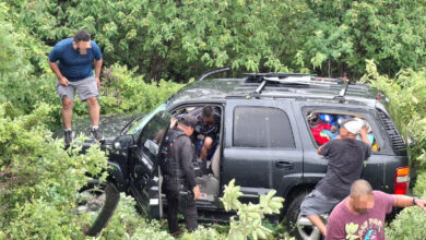 Una familia resultó ilesa en una volcadura en Lllera