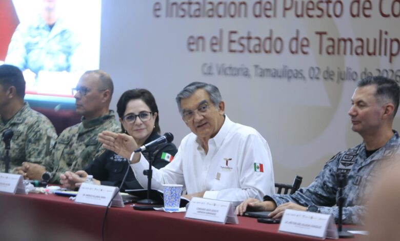 Tamaulipas activó el Puesto de Comando Interinstitucional para la temporada de lluvias y ciclones 2026. Protección Civil alerta que 40 municipios presentan algún nivel de riesgo.