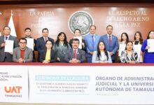 Estudiantes de excelencia de la UAT concluyen estancia en el Órgano de Administración Judicial del Poder Judicial Federal.
