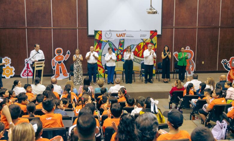 La UAT reunió a 186 niñas y niños en el Campamento "Amor por la Ciencia" 2026 en Tampico, donde desarrollaron habilidades en ciencia, tecnología, ingeniería, arte y matemáticas mediante la metodología STEAM.