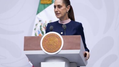 Claudia Sheinbaum reconoció el trabajo de Américo Villarreal y destacó proyectos de agua, infraestructura, campo y el Puerto de Matamoros.