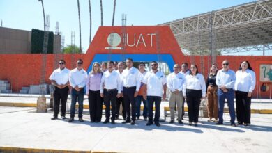El Rector de la UAT, Dámaso Anaya, supervisó obras de infraestructura y remodelación en las instalaciones universitarias de Nuevo Laredo.