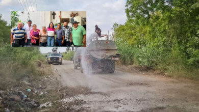 Rehabilitan caminos rurales de El Mante