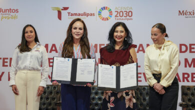 Carmen Lilia Canturosas firmó una alianza con la ONU para fortalecer la equidad de género en Nuevo Laredo